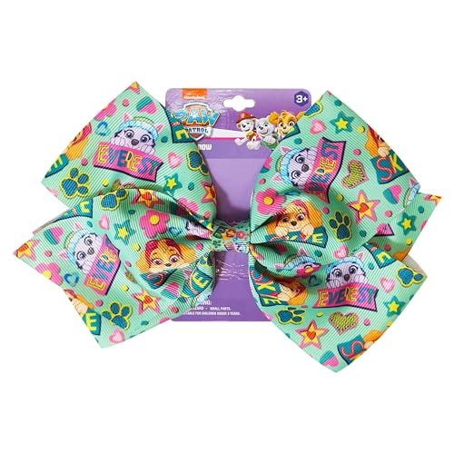 LUV HER Paw Patrol Single Hair Bow for Girls – Large Printed Hair Bow with Favorite Characters, Alligator Clip, Ages 3+ - görsel 2