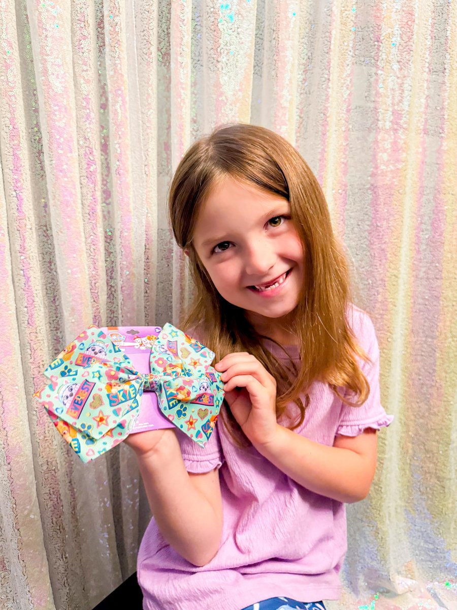 LUV HER Paw Patrol Single Hair Bow for Girls – Large Printed Hair Bow with Favorite Characters, Alligator Clip, Ages 3+ - görsel 13