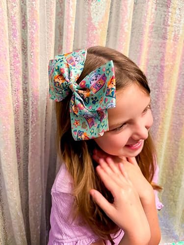 LUV HER Paw Patrol Single Hair Bow for Girls – Large Printed Hair Bow with Favorite Characters, Alligator Clip, Ages 3+ - görsel 12