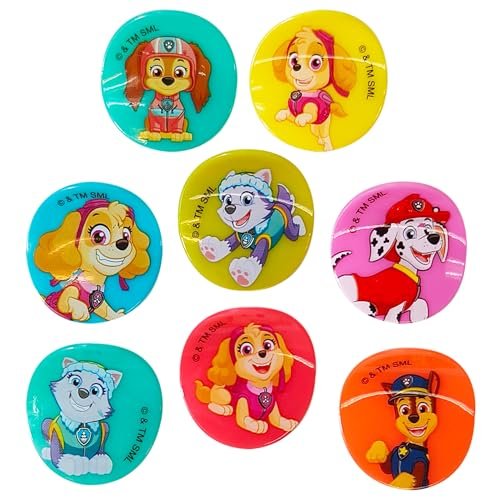 LUV HER Paw Patrol Girls Butterfly Hair Clips - 8 Cute Hair Clips with Small Soft Claw, Multicolor, Ages 3+ - görsel 6