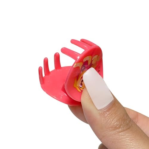 LUV HER Paw Patrol Girls Butterfly Hair Clips - 8 Cute Hair Clips with Small Soft Claw, Multicolor, Ages 3+ - görsel 8