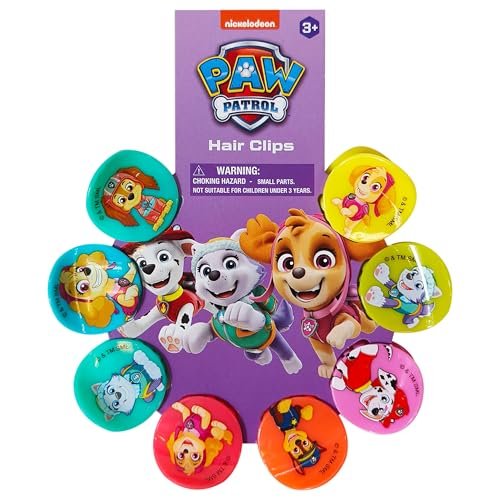 LUV HER Paw Patrol Girls Butterfly Hair Clips - 8 Cute Hair Clips with Small Soft Claw, Multicolor, Ages 3+ - görsel 2