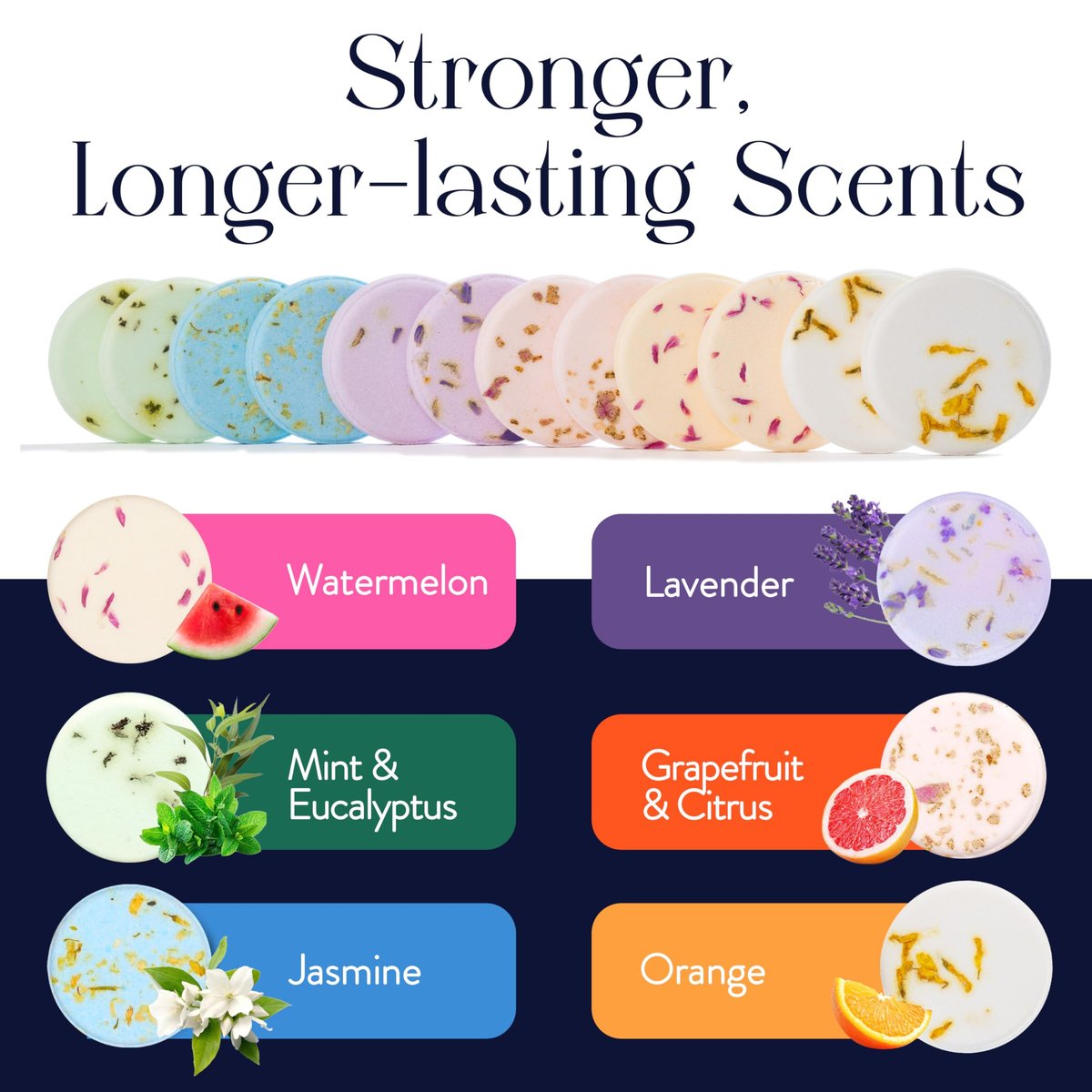 Aromatherapy Shower Steamers – 12-Pack Self Care & Spa Birthday Gifts for Women, Lavender & Eucalyptus Essential Oils for Relaxation & Stress Relief Avelisse