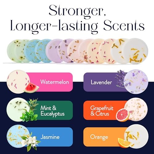 Aromatherapy Shower Steamers – 12-Pack Self Care & Spa Birthday Gifts for Women, Lavender & Eucalyptus Essential Oils for Relaxation & Stress Relief Avelisse