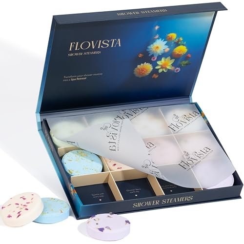 Aromatherapy Shower Steamers – 12-Pack Self Care & Spa Birthday Gifts for Women, Lavender & Eucalyptus Essential Oils for Relaxation & Stress Relief Avelisse