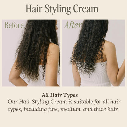 Salée Styling Hair Cream Slickback Gel – Smoothing & Anti-Frizz for Women, Kids, Girls – Curls, Wavy & Straight Hair, 6 oz Avelisse