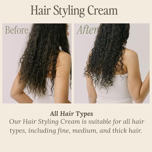 Salée Styling Hair Cream Slickback Gel – Smoothing & Anti-Frizz for Women, Kids, Girls – Curls, Wavy & Straight Hair, 6 oz Avelisse