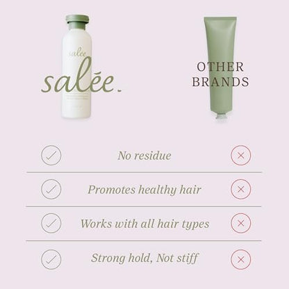 Salée Styling Hair Cream Slickback Gel – Smoothing & Anti-Frizz for Women, Kids, Girls – Curls, Wavy & Straight Hair, 6 oz Avelisse