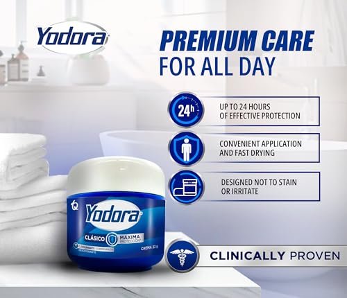 YAHVE Classic Yodora Deodorant Maximum Protection - Pack of 2 (32g Each) - Despensa Colombiana Avelisse