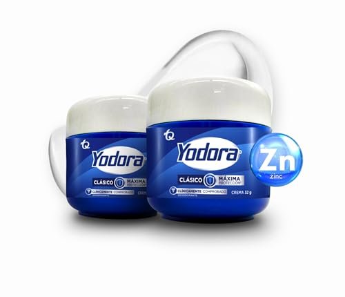 YAHVE Classic Yodora Deodorant Maximum Protection - Pack of 2 (32g Each) - Despensa Colombiana Avelisse