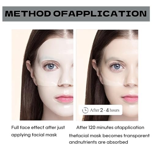 MKBLNP Collagen Face Mask - Hydrating Overnight Collagen Face Mask (6 pcs/1 Box) - Deep Collagen Anti Wrinkle Lifting Mask for Improved Elasticity, Firming, and Moisturizing - görsel 8