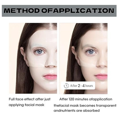 MKBLNP Collagen Face Mask - Hydrating Overnight Collagen Face Mask (6 pcs/1 Box) - Deep Collagen Anti Wrinkle Lifting Mask for Improved Elasticity, Firming, and Moisturizing