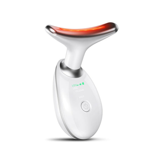 KYOTTANI Neck Face Massager – Face Sculpting Tool with 3 Modes & Vibration for Double Chin & Wrinkle Reduction, Daily Home Use (White) Avelisse