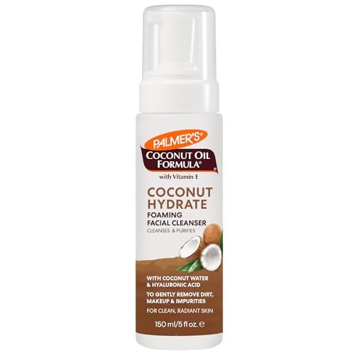 Palmer's Coconut Oil Formula Coconut Hydrate Foaming Facial Cleanser, 5 Fl Oz - Gentle Face Wash with Coconut Water, Hyaluronic Acid & Vitamin E for Purifying & Moisturizing Skin - görsel 2