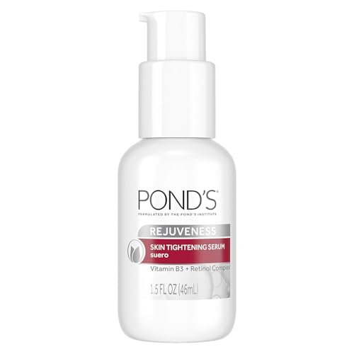 Pond's Rejuveness Skin Tightening Serum, Visibly Tightens Appearance of Skin & Helps Slow New Signs of Aging, 1.7 Fl Oz (2-Pack) Avelisse