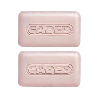 Faded Cleansing Bar for Face and Body | Kojic Acid, Vitamin C & Lactic Acid | Moisturizes | Vegan, Fragrance-Free, Safe for Sensitive Skin (2 Pack) Avelisse