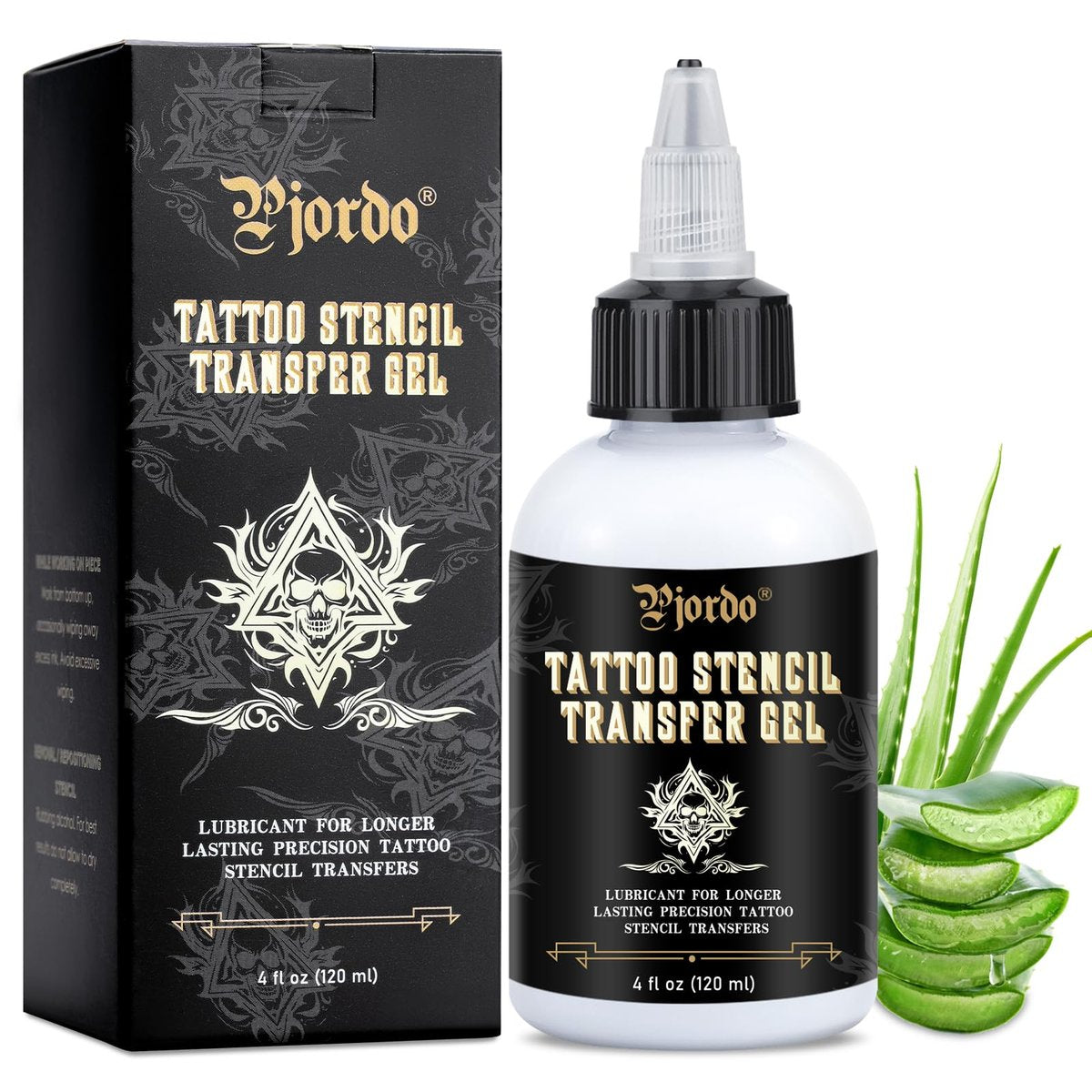 Pjordo Tattoo Stencil Transfer Gel Solution – Professional Tattoo Transfer Gel for Stencil Application, Tattoo Supplies for Artists & Beginners - görsel 1