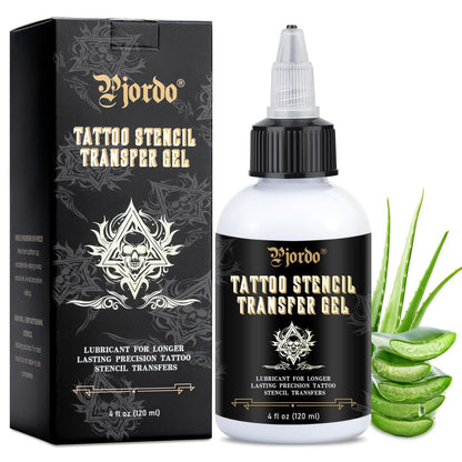 Pjordo Tattoo Stencil Transfer Gel Solution – Professional Tattoo Transfer Gel for Stencil Application, Tattoo Supplies for Artists & Beginners