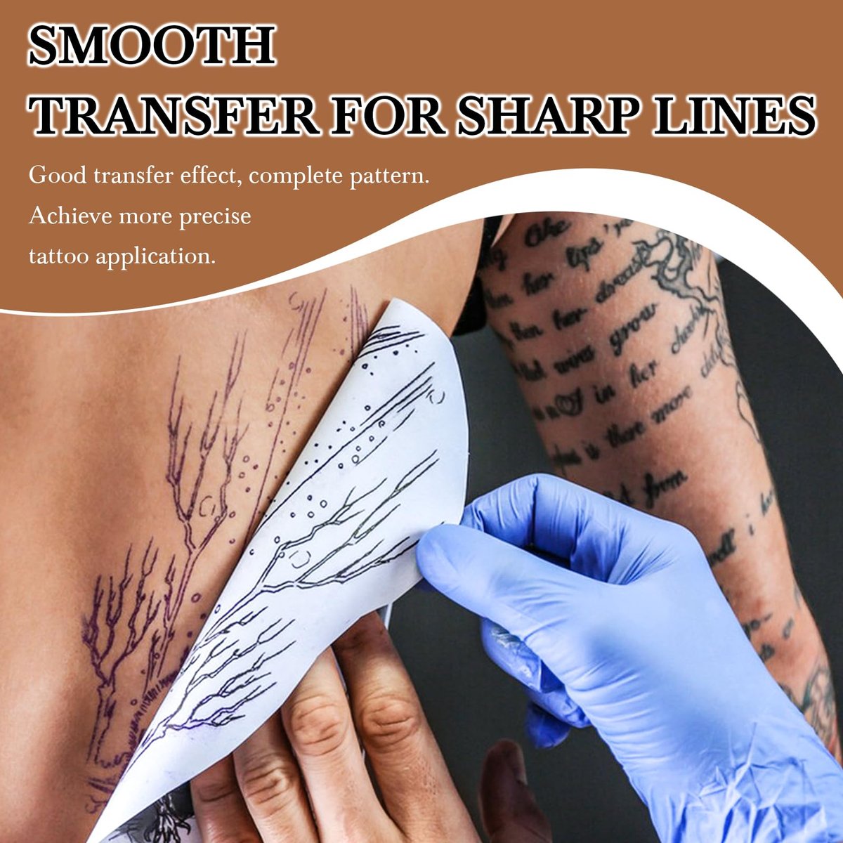 Pjordo Tattoo Stencil Transfer Gel Solution – Professional Tattoo Transfer Gel for Stencil Application, Tattoo Supplies for Artists & Beginners - görsel 7