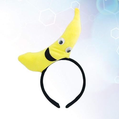 Calsgkspray Banana Headband – Fun Yellow Plush Food Headband for Parties, Costumes, and Everyday Wear - görsel 4