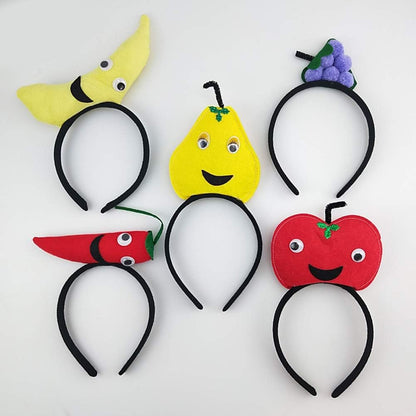 Calsgkspray Banana Headband – Fun Yellow Plush Food Headband for Parties, Costumes, and Everyday Wear