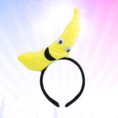 Calsgkspray Banana Headband – Fun Yellow Plush Food Headband for Parties, Costumes, and Everyday Wear - görsel 6