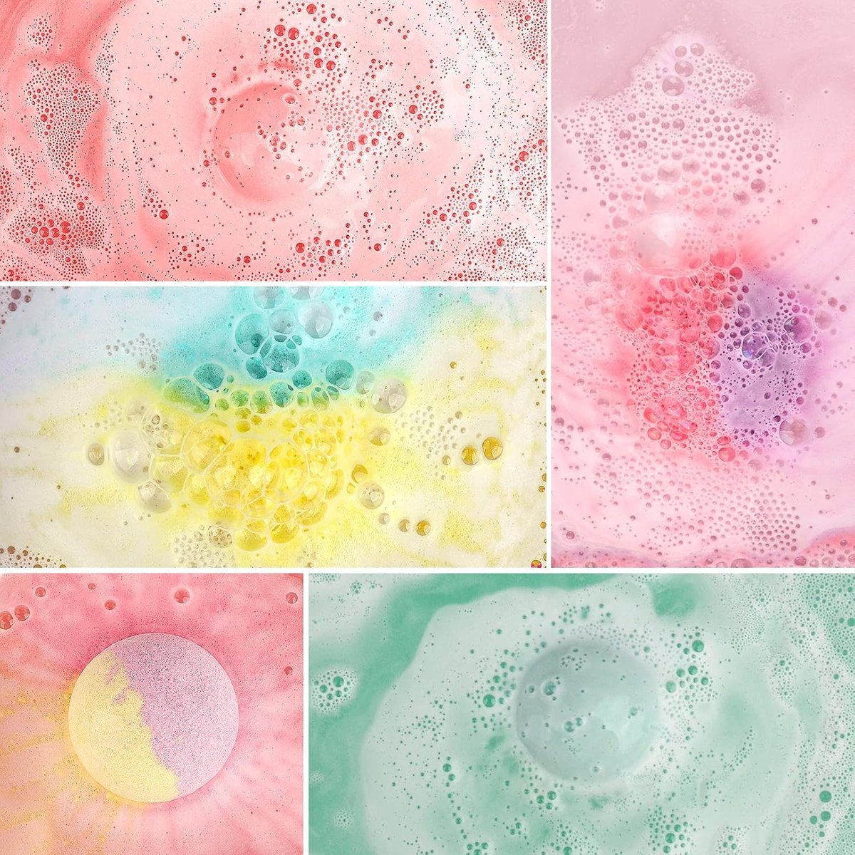 Organic Bath Bombs Women - Nature Bath Bombs for Women Relaxing - Lush Bath Bomb Gift Set - 16 Count Avelisse
