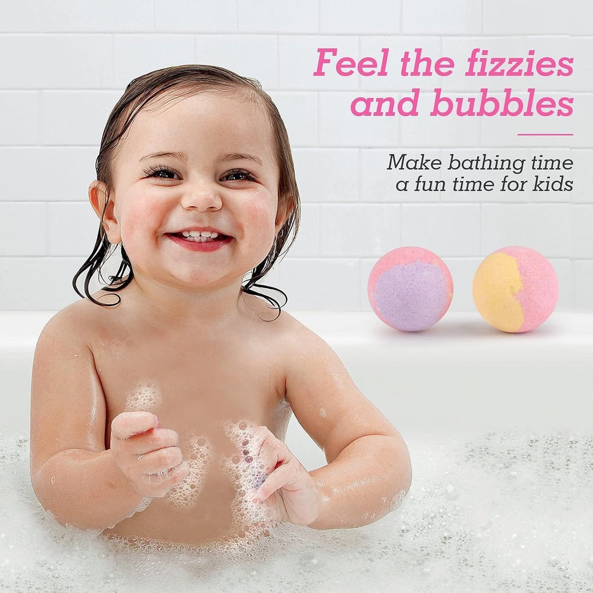 Organic Bath Bombs Women - Nature Bath Bombs for Women Relaxing - Lush Bath Bomb Gift Set - 16 Count Avelisse