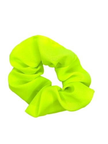 Neon Scrunchies for Hair - 5 Pack Vibrant 80s Hair Accessories for Women - görsel 7
