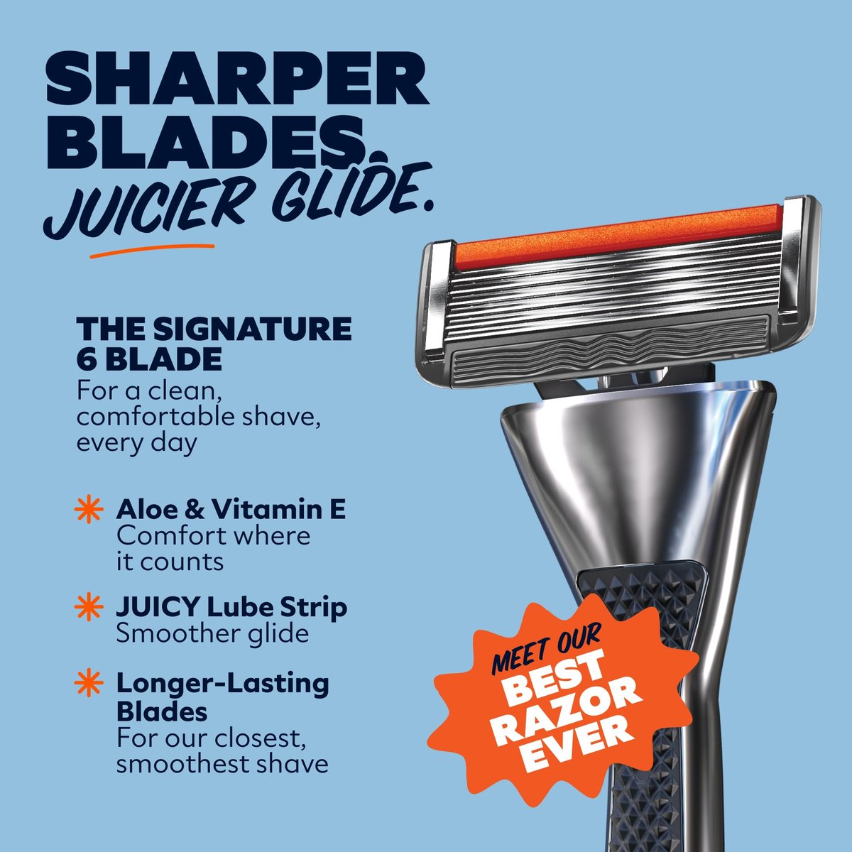 Dollar Shave Club VIP Shave Set: 4 Extra Close Refill Cartridges, Heavy Metal Handle, Shave Butter 3 oz & Razor Cover for Men Avelisse