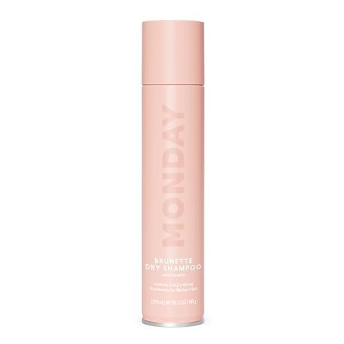 MONDAY HAIRCARE BRUNETTE Dry Shampoo with Keratin - Oil-Absorbing, Ideal for Darker Hair, 200 mL - görsel 2