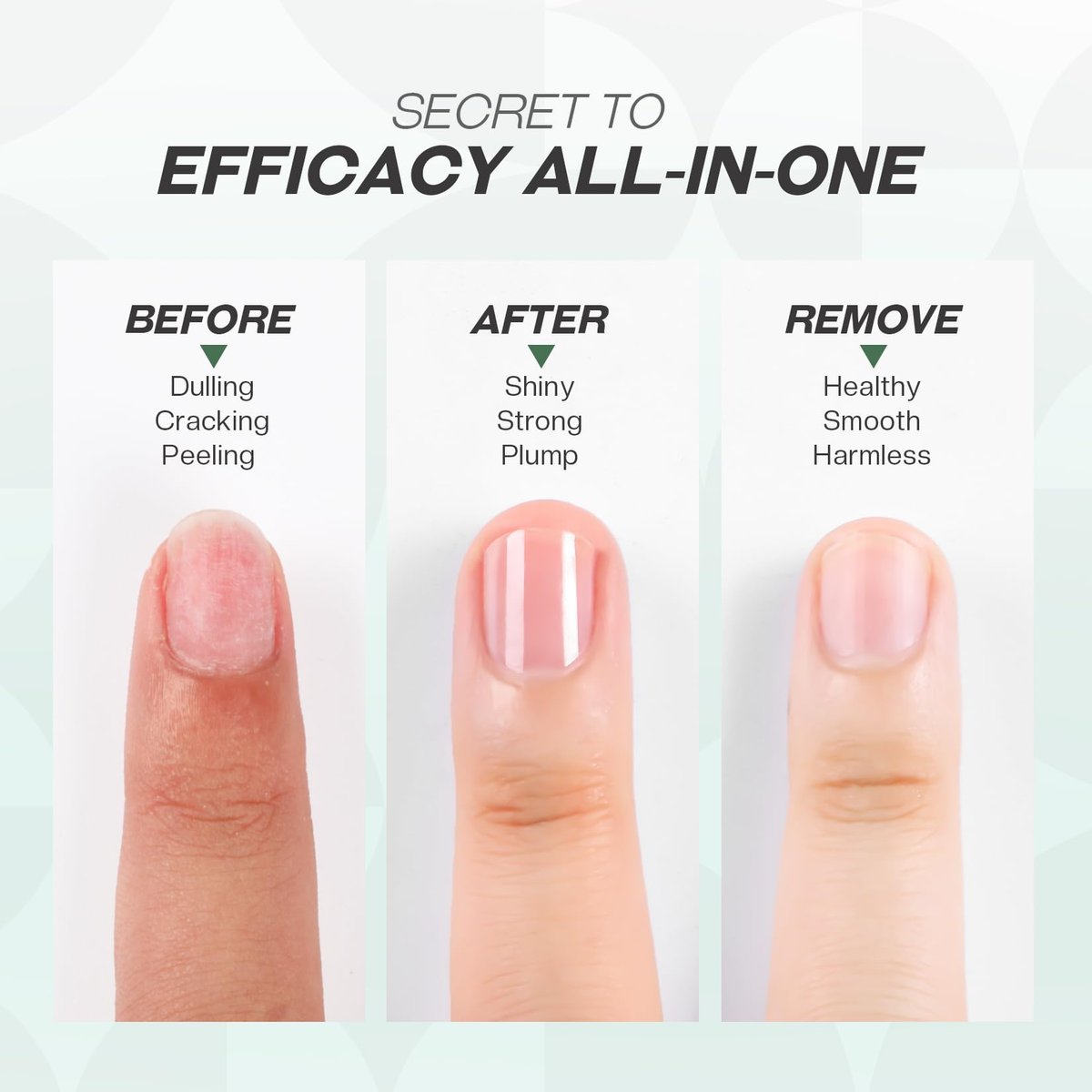 Glamonade Base Top Coat Nail Polish: 2 in 1 Clear High Shine Quick Dry Nail Polish for Long Lasting Color Protection - görsel 11