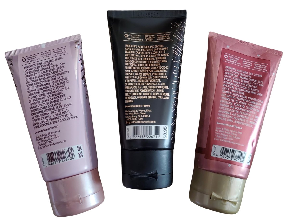 Bath & Body Works Travel Size Ultimate Hydration Body Creams Set: Thousand Wishes, Into the Night, Champagne Toast (3 x 2.5 oz) Avelisse