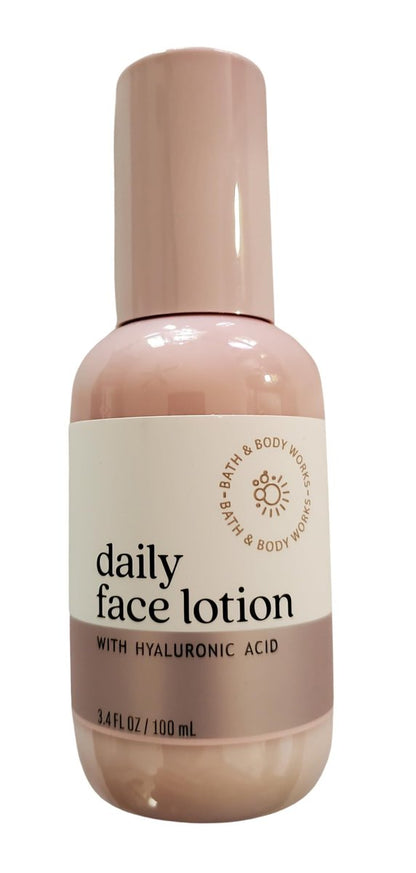 Bath & Body Works Daily Face Lotion with Hyaluronic Acid – 3.4 oz Hydrating Moisturizer Avelisse