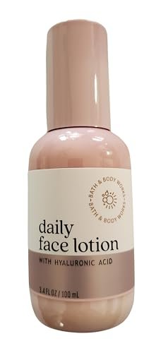 Bath & Body Works Daily Face Lotion with Hyaluronic Acid – 3.4 oz Hydrating Moisturizer Avelisse