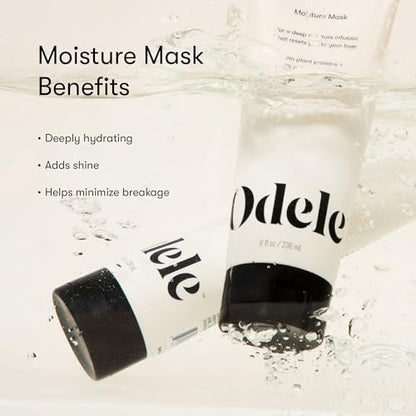 Odele Moisture Hair Mask - Deep Conditioning Treatment with Jojoba and Argan Oils for All Hair Types and Textures, 8 Fl Oz Avelisse