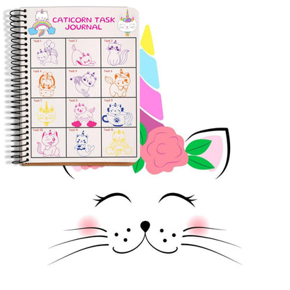 36-Pack Caticorn Party Favors: 24 Temporary Tattoos & 12 Stamps – Cat Unicorn Themed Birthday Supplies for Kids, Classroom Rewards, and Baby Shower Goodie Bags Avelisse