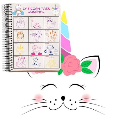 36-Pack Caticorn Party Favors: 24 Temporary Tattoos & 12 Stamps – Cat Unicorn Themed Birthday Supplies for Kids, Classroom Rewards, and Baby Shower Goodie Bags Avelisse