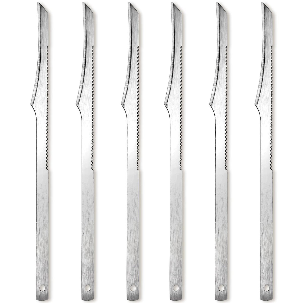 6-Piece Stainless Steel Pedicure Knife Tools Kit | Professional Foot Scrubber Set for Callus & Dead Skin Removal - görsel 1