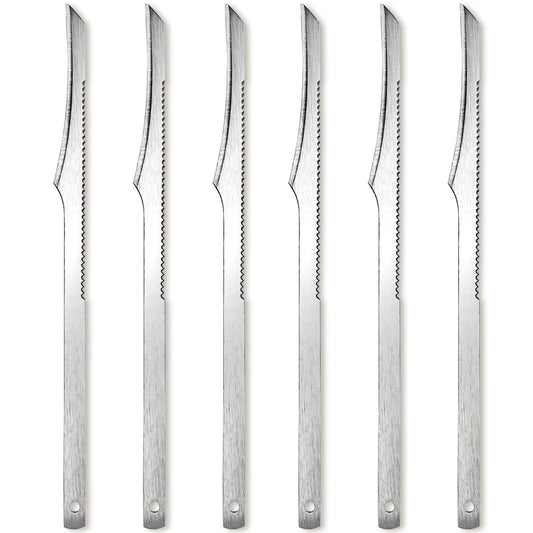 6-Piece Stainless Steel Pedicure Knife Tools Kit | Professional Foot Scrubber Set for Callus & Dead Skin Removal