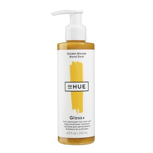 dpHUE Gloss+ Golden Blonde Hair Gloss - Revives Fading Color, Adds Shine, Lasts Up to 8 Washes Avelisse