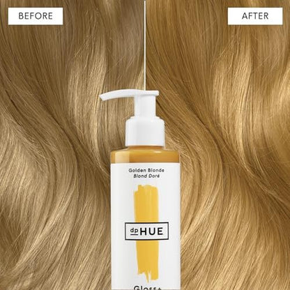 dpHUE Gloss+ Golden Blonde Hair Gloss - Revives Fading Color, Adds Shine, Lasts Up to 8 Washes Avelisse