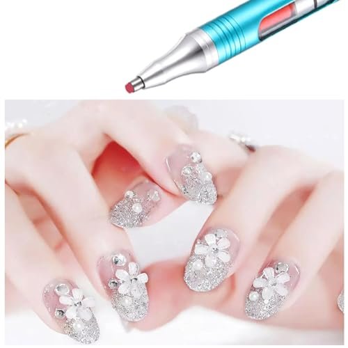 Yacig Diamond Art Pen – Refillable Wax Pen for Diamond Painting with Metal Multi Placer, Blue Avelisse