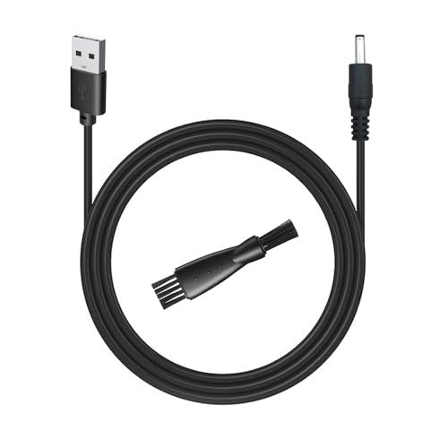 uijino Haokry Hair Clippers Charger - Replacement Power Cord for Haokry P-8900, 3.3ft with Cleaning Brush Avelisse