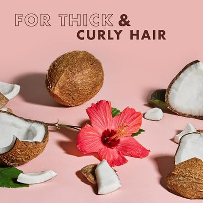 SheaMoisture Travel Essentials Hair Care Bundle: Coconut & Hibiscus Curl & Shine Shampoo, Conditioner & Curl Enhancing Smoothie – 3.2 oz Each (Pack of 3)
