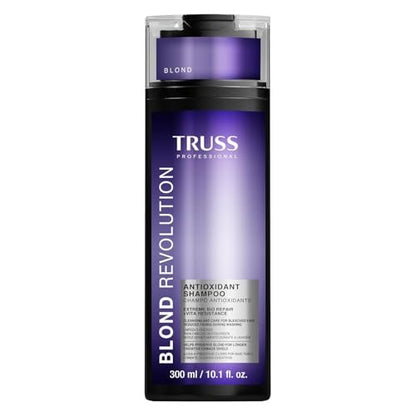 TRUSS Blond Revolution Blonde Shampoo - Gentle Cleansing Shampoo for Color Treated Hair - Preserves Luminous Blonde Coloring While Fighting Oxidation & Increasing Shine (10 fl oz) Avelisse