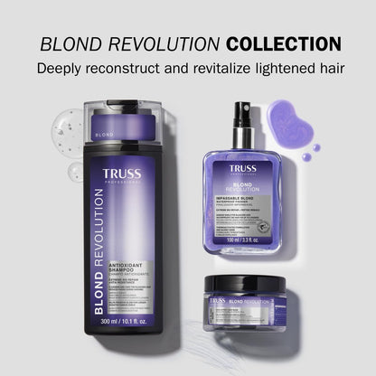 TRUSS Blond Revolution Net Blond Hair Mask - Color-Enhancing Hair Repair Mask for Natural Health, Shine & Vibrancy (6.3 oz) Avelisse