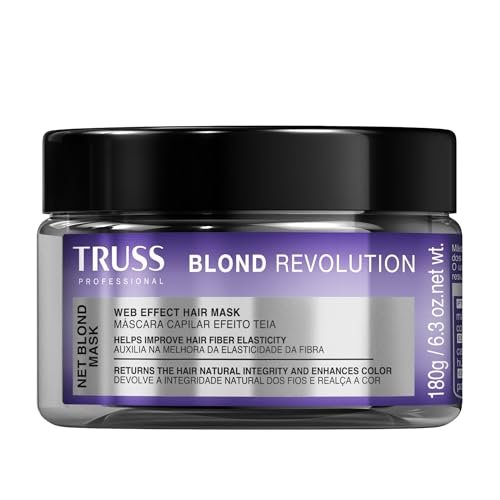 TRUSS Blond Revolution Net Blond Hair Mask - Color-Enhancing Hair Repair Mask for Natural Health, Shine & Vibrancy (6.3 oz) Avelisse