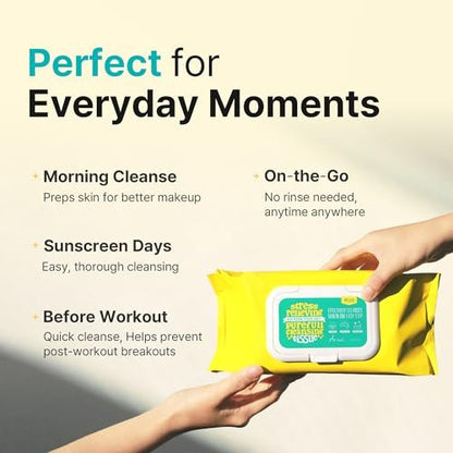 Ariul Purefull Gentle Cleansing Wipes – Soothing & Hydrating Makeup Remover Wipes, Non-Sticky Fresh Finish, Mild Acidic pH, Effective Cleansing, Korean Skincare (80 Sheets x 2 Pack) Avelisse