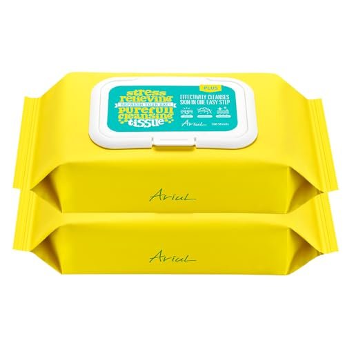 Ariul Purefull Gentle Cleansing Wipes – Soothing & Hydrating Makeup Remover Wipes, Non-Sticky Fresh Finish, Mild Acidic pH, Effective Cleansing, Korean Skincare (80 Sheets x 2 Pack) Avelisse